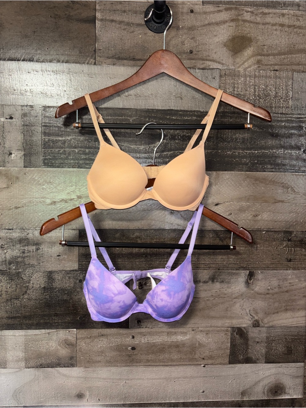 2bras V/S Pink Nude & Lavender/purple Wear everywhere Push-up Bras 32B